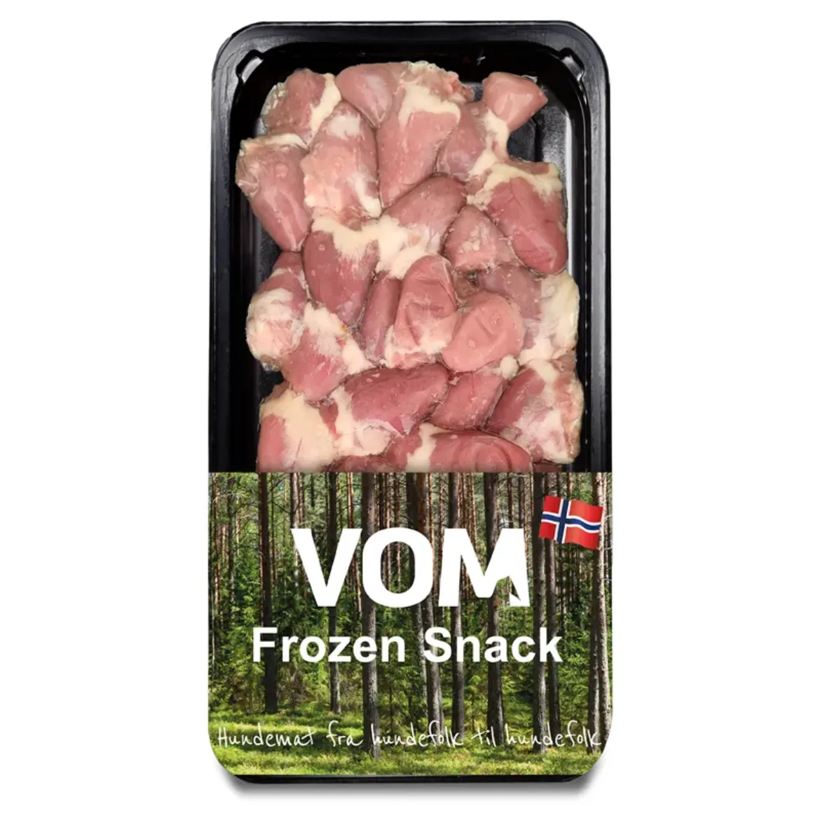 Bilde av VOM Frozen  snack kylling hjerte 250g 